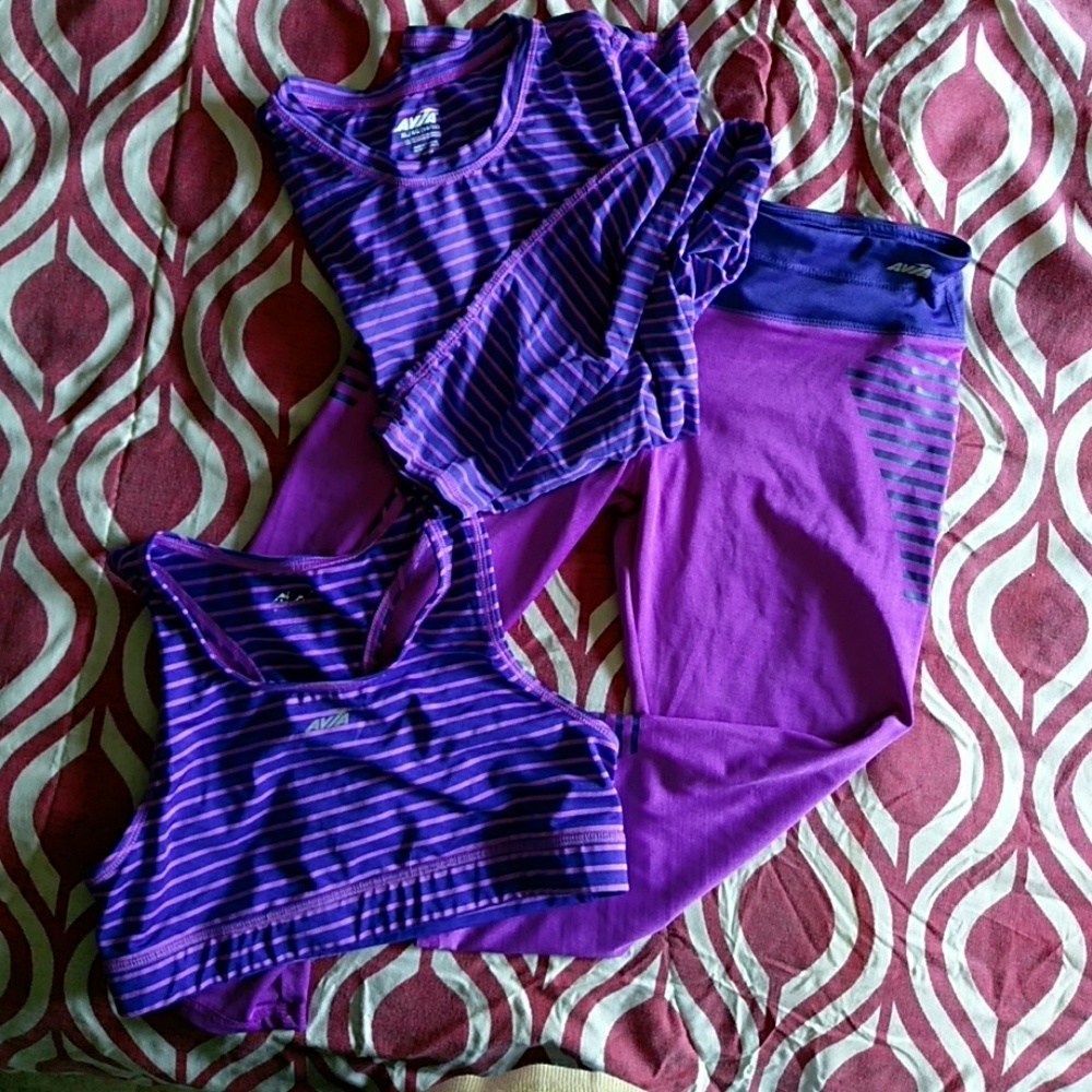 🌊Avia girls athletic wear bundle🌊 3 for $15